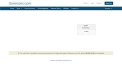 Desktop Screenshot of greenoes.com